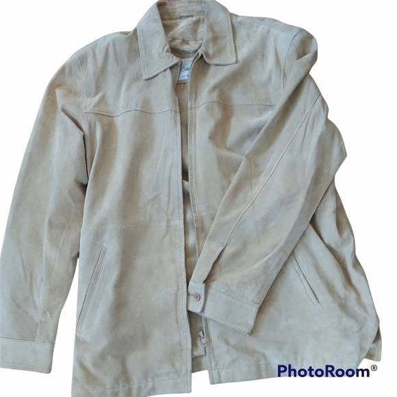CARDIGAN Suede (Piel) Zippered Jacket 60 EU - Picture 1 of 11